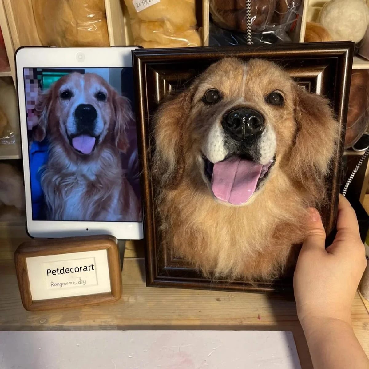 3D立体相框羊毛毡